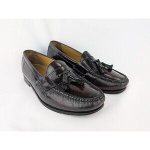 Cole‎ Haan Dress Shoes Mens SZ  10 Cordovan Penny Brown Leather Loafers Tassel
